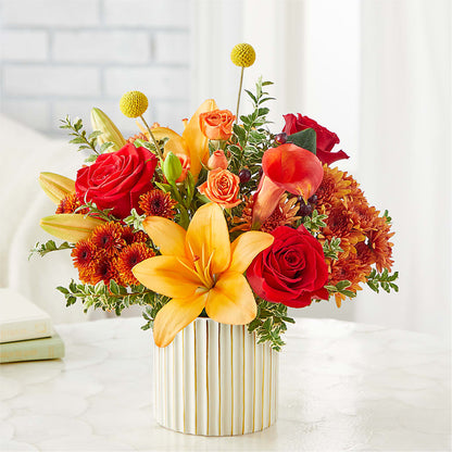 Scarlet Skies Bouquet – MILLER'S FLOWERS, Racine WI