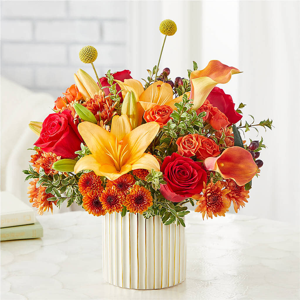 Scarlet Skies Bouquet – MILLER'S FLOWERS, Racine WI