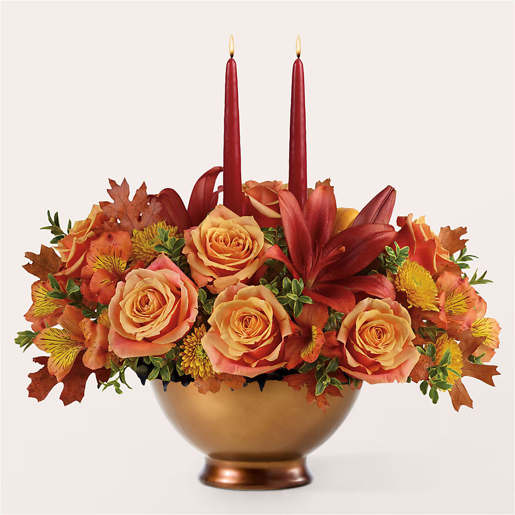 Harvest Table Centerpiece – MILLER'S FLOWERS, Racine WI