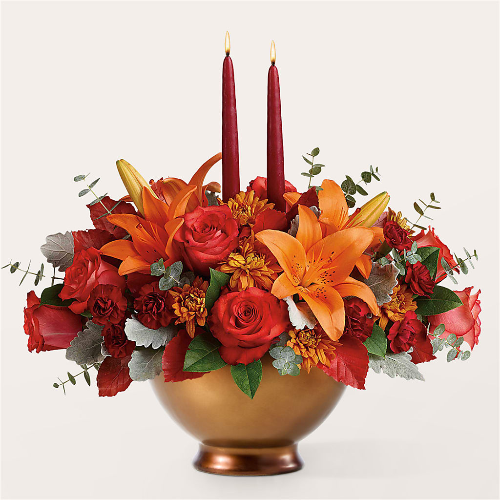 Fruits of Fall Centerpiece – MILLER'S FLOWERS, Racine WI