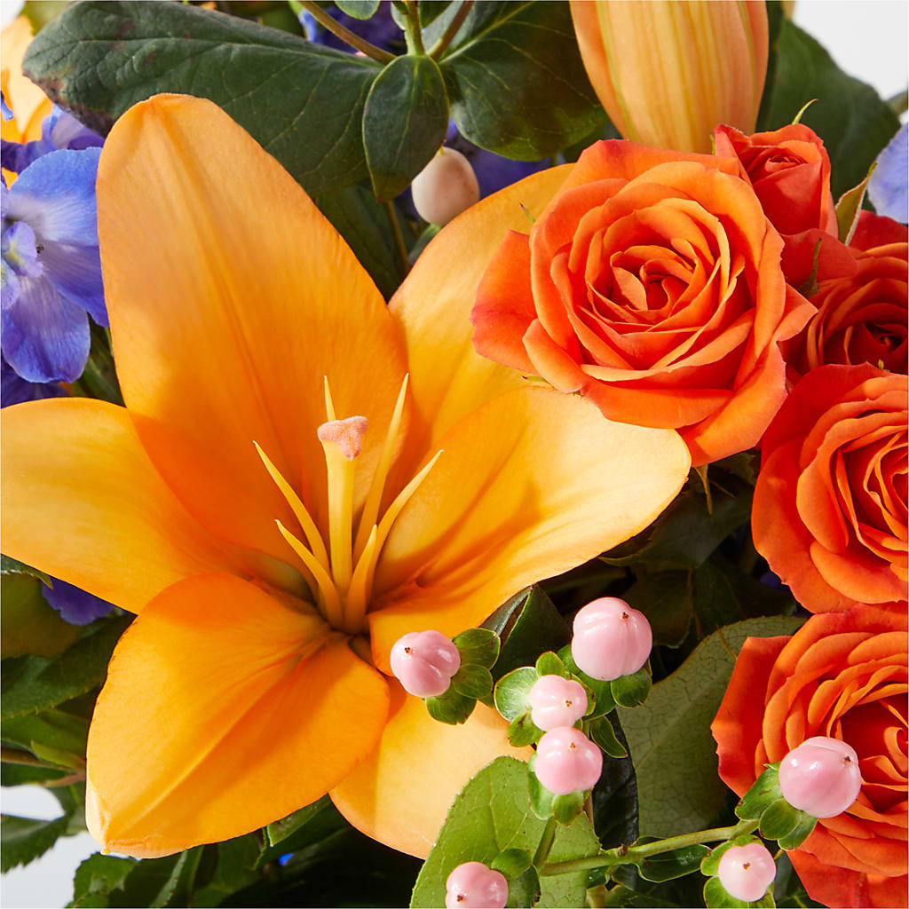 Radiant Citrus Bouquet – MILLER'S FLOWERS, Racine WI