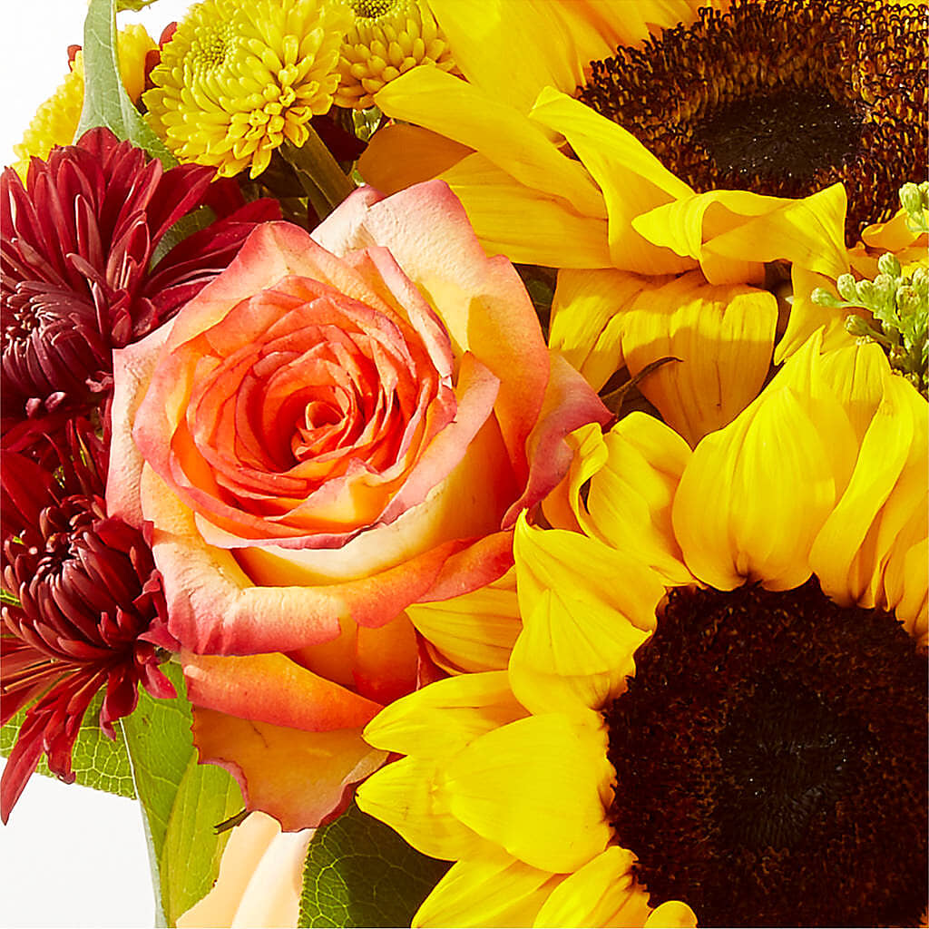 Golden Gourd Pumpkin Bouquet – MILLER'S FLOWERS, Racine WI