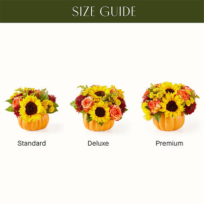 Golden Gourd Pumpkin Bouquet – MILLER'S FLOWERS, Racine WI