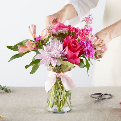 Pink Ribbon - A Florist Original – MILLER'S FLOWERS, Racine WI