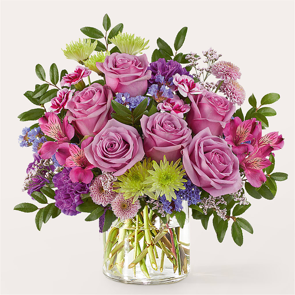 Glass Half Full Bouquet – MILLER'S FLOWERS, Racine WI