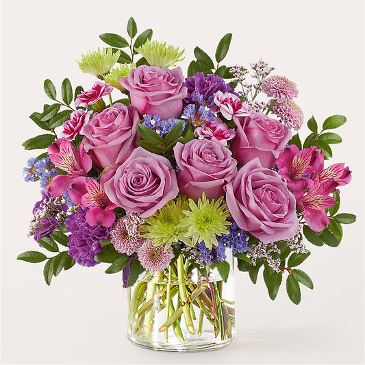 Glass Half Full Bouquet – MILLER'S FLOWERS, Racine WI