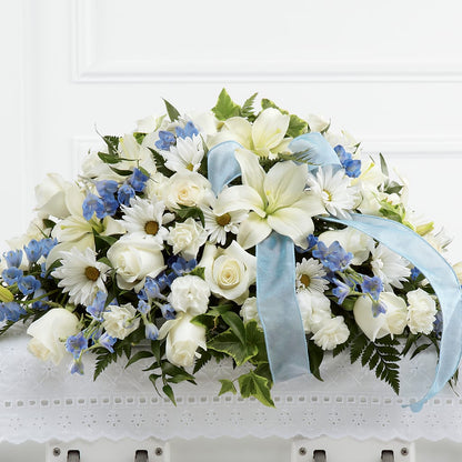 Tender Treasure Casket Spray – MILLER'S FLOWERS, Racine WI