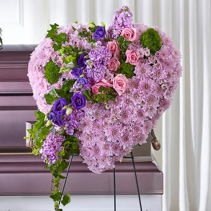 Treasured Love Standing Heart – MILLER'S FLOWERS, Racine WI
