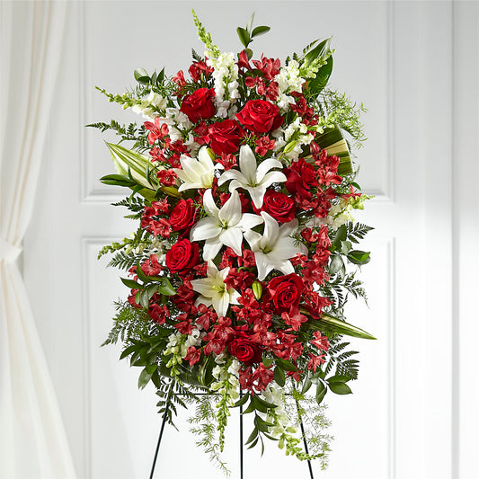 Everlasting Memory Standing Spray – MILLER'S FLOWERS, Racine WI