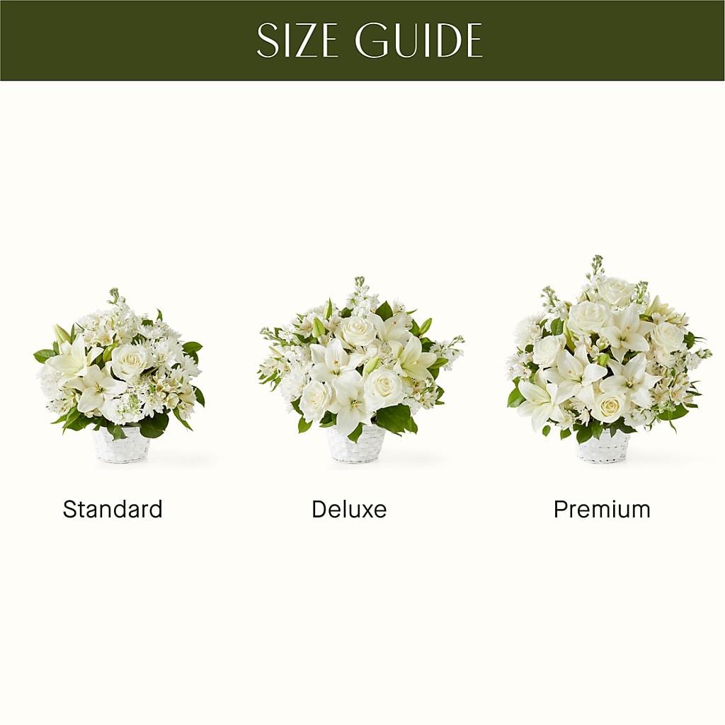 Peaceful Reflections Arrangement – MILLER'S FLOWERS, Racine WI