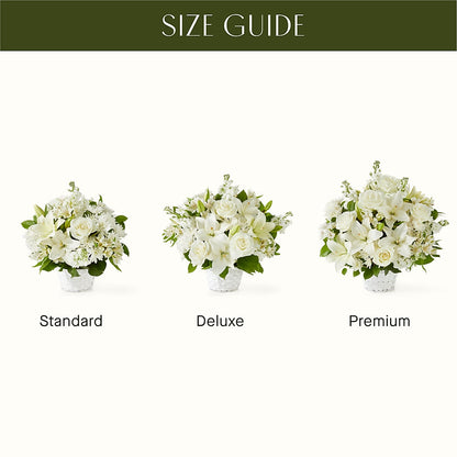 Peaceful Reflections Arrangement – MILLER'S FLOWERS, Racine WI