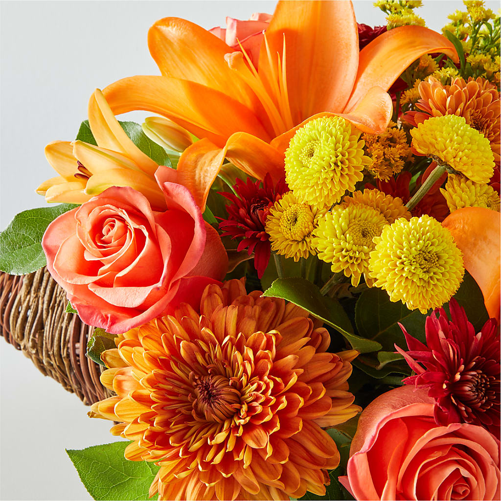 Bouquet of Blessings Cornucopia – MILLER'S FLOWERS, Racine WI