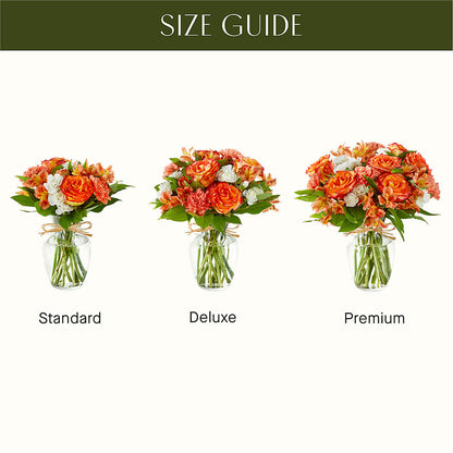 Apricot Glow Bouquet – MILLER'S FLOWERS, Racine WI
