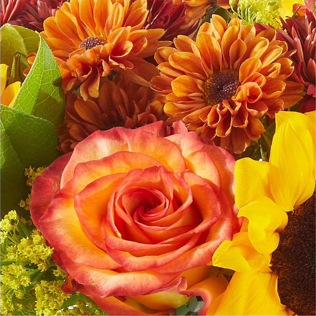Flannel Scarf Bouquet – MILLER'S FLOWERS, Racine WI