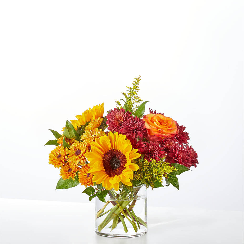 Flannel Scarf Bouquet – MILLER'S FLOWERS, Racine WI
