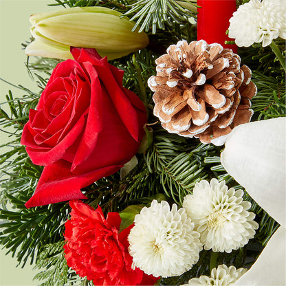 Seasonal Festivities Centerpiece – MILLER'S FLOWERS, Racine WI