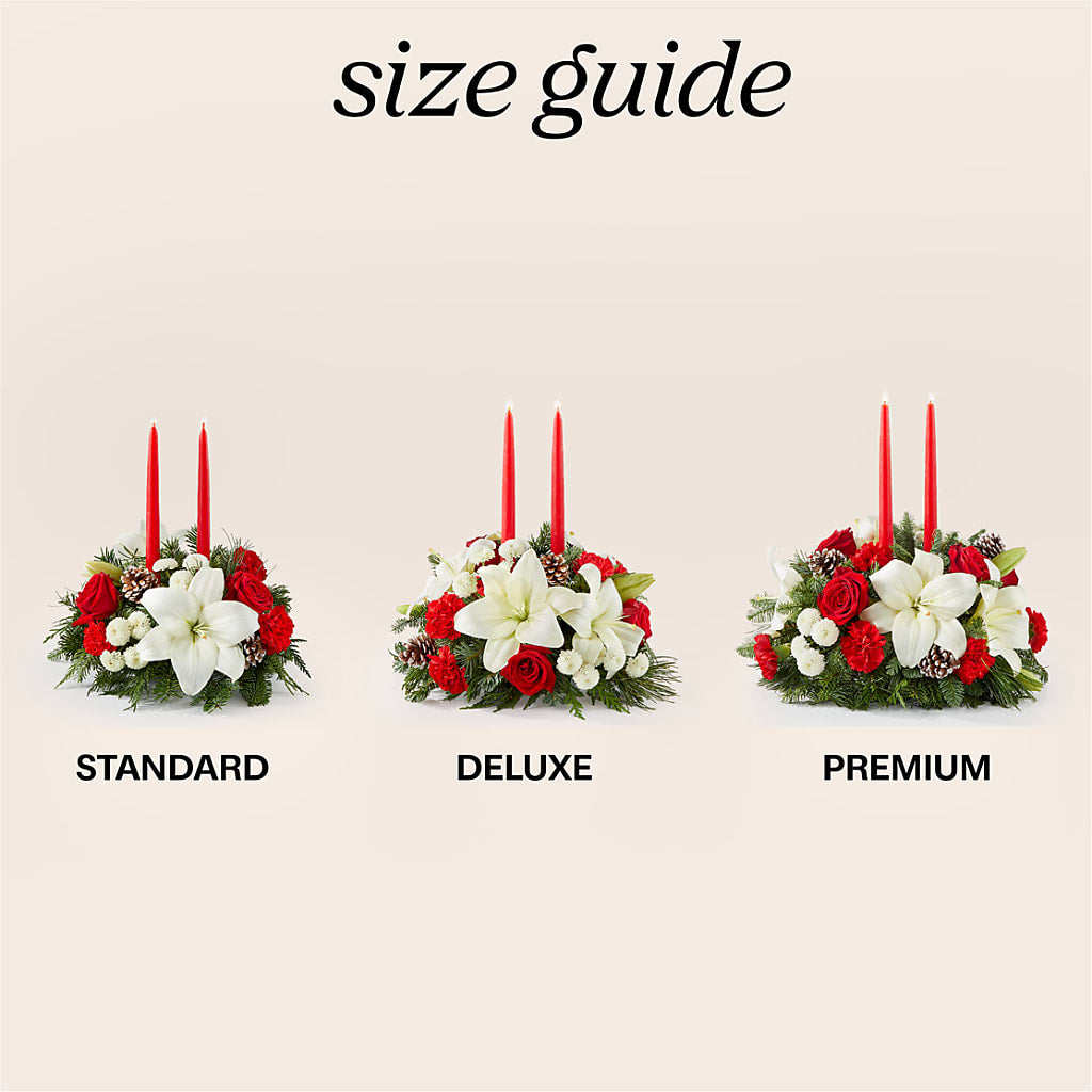 Seasonal Festivities Centerpiece – MILLER'S FLOWERS, Racine WI