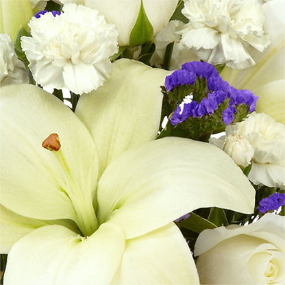 Sapphire Rush Bouquet – MILLER'S FLOWERS, Racine WI