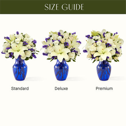 Sapphire Rush Bouquet – MILLER'S FLOWERS, Racine WI