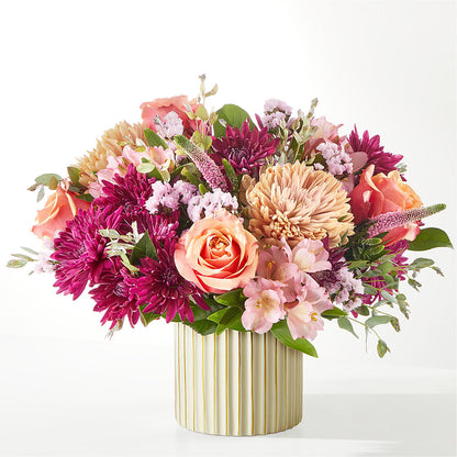 Berry Cobbler Bouquet with Ivory Vase – MILLER'S FLOWERS, Racine WI