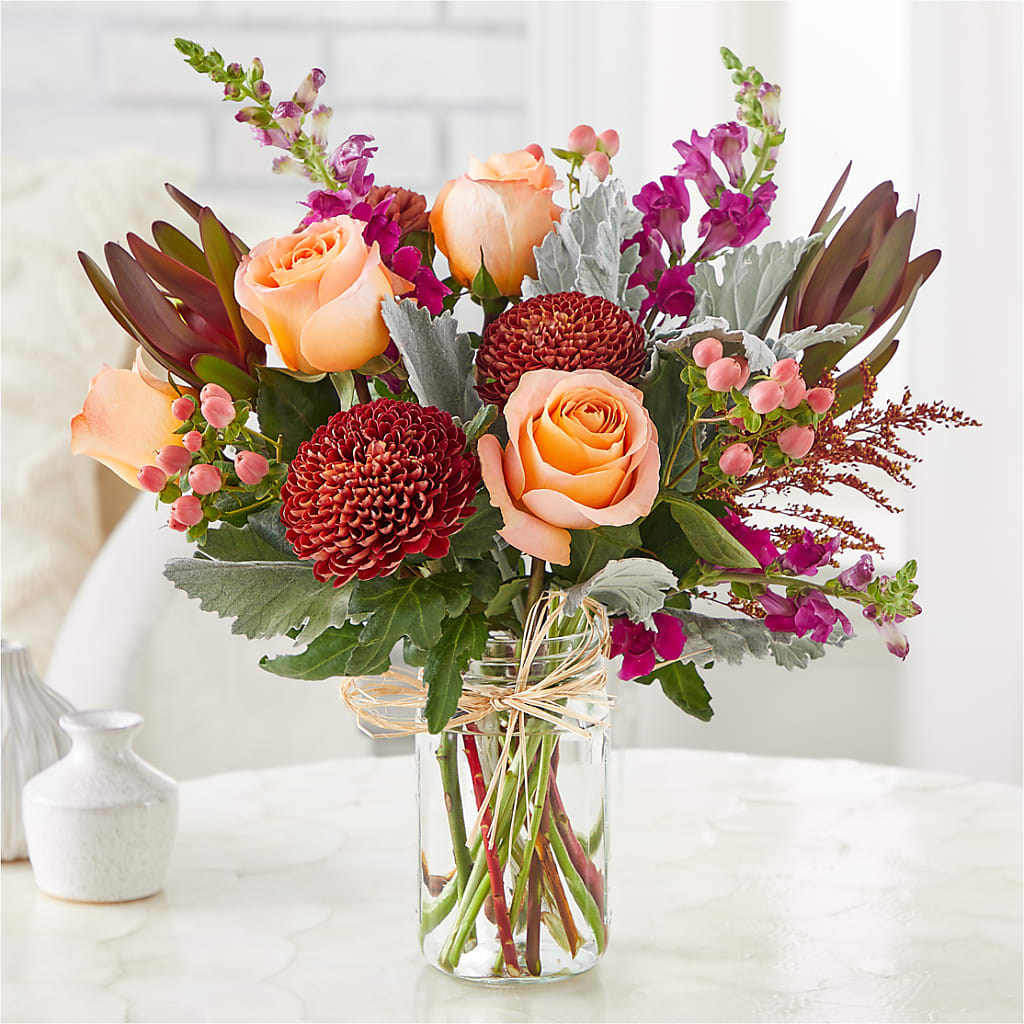 Moody Hues Bouquet – MILLER'S FLOWERS, Racine WI
