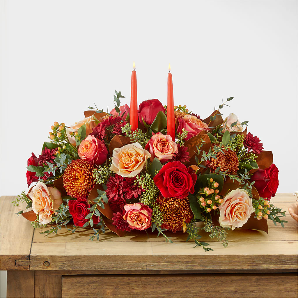 Gather Near Centerpiece – MILLER'S FLOWERS, Racine WI