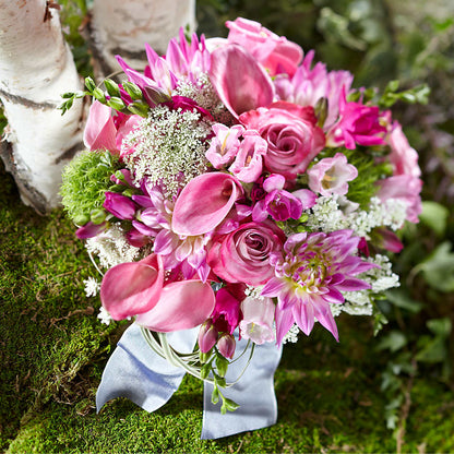 Pink Profusion Bouquet – MILLER'S FLOWERS, Racine WI