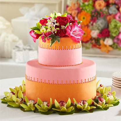 Sweet Citrus Cake Decor – MILLER'S FLOWERS, Racine WI